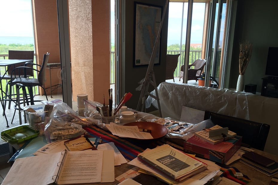 image of the mess of writing Created For So Much More