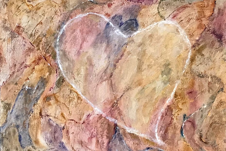 Abstract Painting of Love