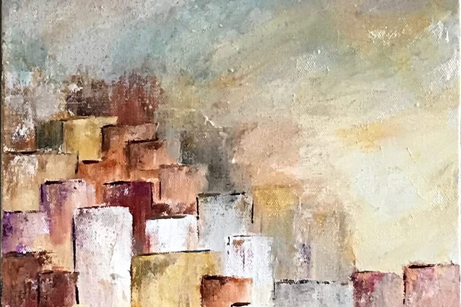 abstract painting of faithfulness